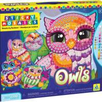 Sticky Mosaics: Owls, 1 Stück