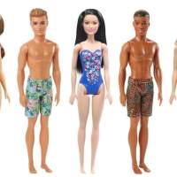 Mattel Barbie Beach Puppen Sortiert, 1 Stück