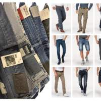 Men Jeans Pants Mix Replay Tommy Hilfiger Lee Tom Tailor etc Remaining brand jeans