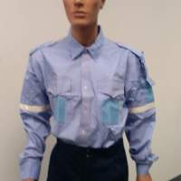 camicia tecnica azzurra