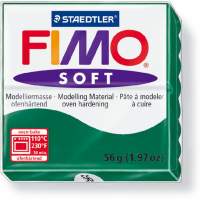 FIMO, Modelliermasse, Knete smaragd soft normal
