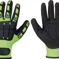 Handschuh EN 420 Kat.I Resistant Gr.10 Kunstfasern leuchtend gelb/schwarz