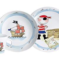 KAHLA children's crockery set treasure pirate porcelain 3 pieces