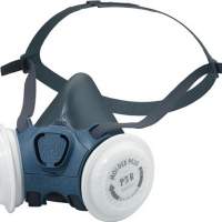 Reusable half mask series 7000 size. M MOLDEX EN140:1998, gas filter 14387