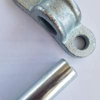 Axle bracket, axle hole Ø: 12mm, height: 50mm, contact surface: 80x34mm