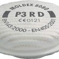 Particle filter 8080 P3RD b.30xAGW value MOLDEX EN143:2000+A1:2006, 2 pieces