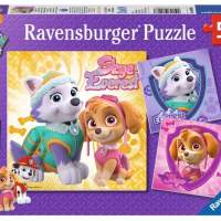 Ravensburger Puzzle: Bezaubernde Hundemädchen 3x49 Teile