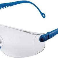 Safety goggles OpTema temples blue Fogban lens clear, anti-fog EN166, 10 pieces
