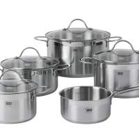 ELO pot set Top Collection including induction hobs 5 pieces.