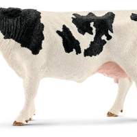 Schleich black and white cow, 1 piece