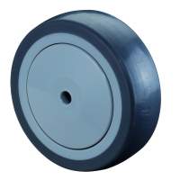 Rubber wheel, Ø 100 mm, width: 30 mm, 100 kg