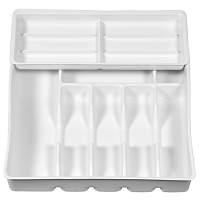KEEEPER cutlery tray with insert 38x42.5x7.5cm white