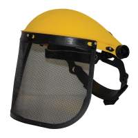 Face shield with mesh visor