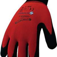 Fine knitted gloves Condor-T EN 388 cat. II size 9 with nitrile microfoam, 12 pairs