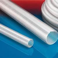 Suction delivery hose AIRDUC® PUR-INOX 356 FOOD-AS ID 102mm OD 115mm L.10m