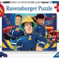 Ravensburger Puzzle Feuerwehrmann Sam hilft dir in der Not 2 x 24 Teile