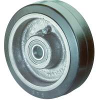 Rubber wheel, Ø 100 mm, width: 50 mm, 210 kg