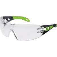 uvex safety glasses pheos 9192 225 HC/AF colorless black/green