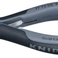 Elektronikseitenschneider DIN ISO 9654 L.115mm spitz-Mini m.kl.Facette 2K Knipex
