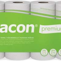 Kitchen roll white, 2-ply, perforated, 4 rolls