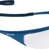 Millennia safety goggles blue frame Fogban clear lens with EN166 flexicord strap