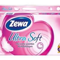 ZEWA Ultra Soft toilet paper 8 x 150 sheets, 4-ply, 9 packs