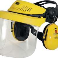 Face/ear protection combination G5V5F1H51 yellow SNR 26dB PELTOR EN352-1/3