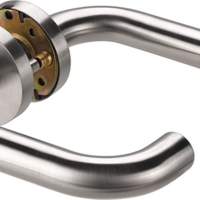 AMF rosette handle set D/D or key rosette or DIN L/R stainless steel