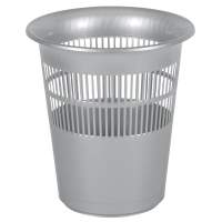 KEEEPER wastepaper basket 29cm silver 5 pack