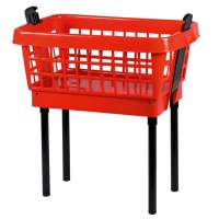LOCKWEILER clip-clap laundry basket with legs 65l
