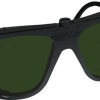 Welding goggles green DIN5 62x52mm frame black EN166 EN169, 10 pieces