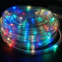 10 Meter Mehrfarbig LED-Lichterkette Lichtschlauch mit Batteriebetrieb Weihnachtsbeleuchtung blinkend Weihnachten Party Hochzeit