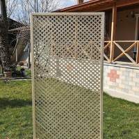 Rankzaun, Sichtschutzbogen aus Holz für den Garten, 100x200(+- 3cm)